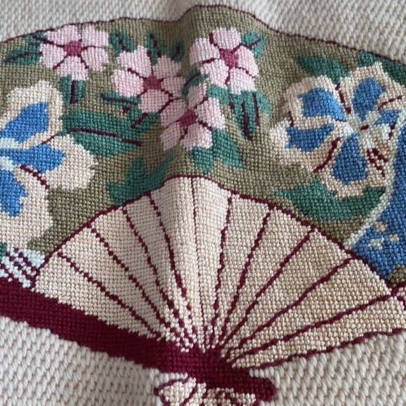 Hand sewn Needlepoint Tapestry.  Stretch and frame it for an amazing art piece - Picture 3 of 4